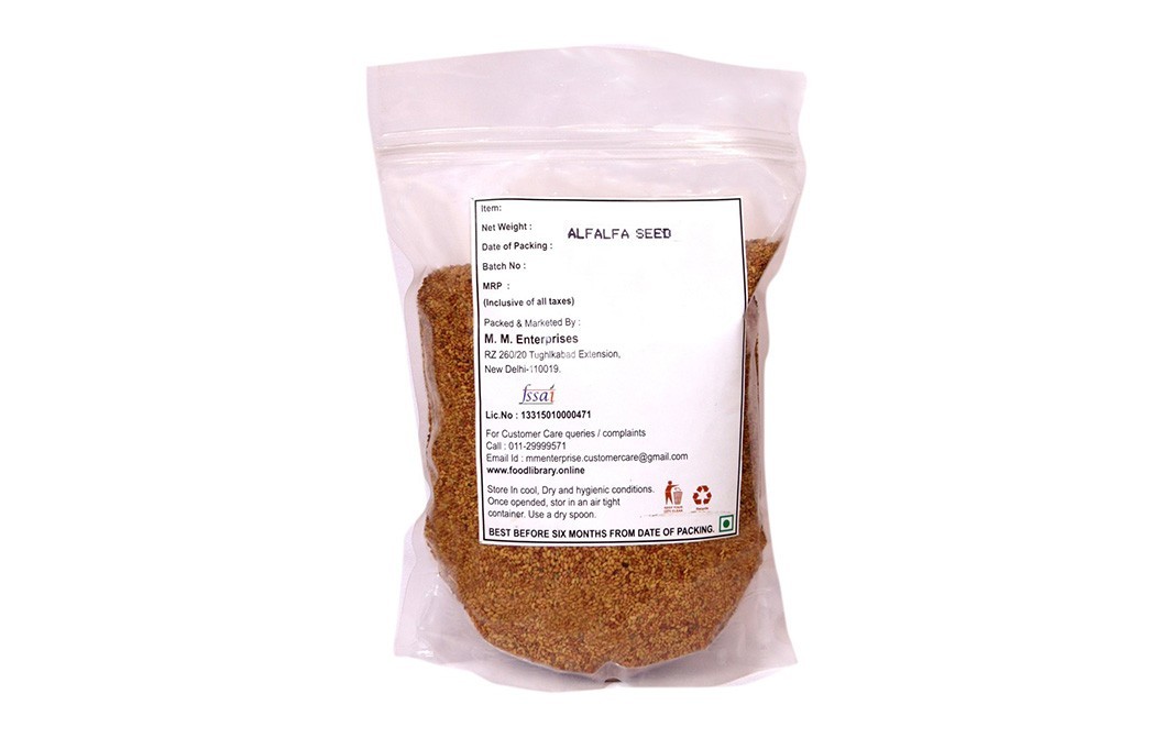 Food Library Alfa Alfa Seeds    Pack  200 grams